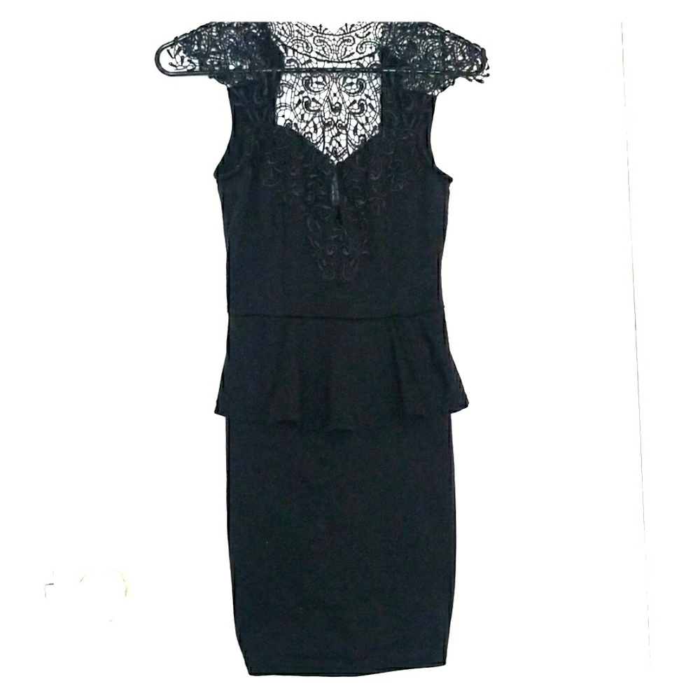 LITTLE BLACK DRESS* Peplum